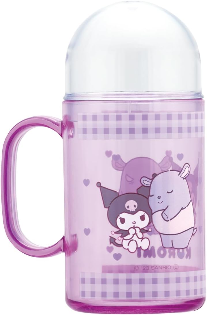 Skater - Portable and Portable Kids Toothbrush Set, Toothbrush Case for Kids Cromi Friend Sanrio Girls Going Out, Elementary School, Kindergarten, Travel TRKS1-A