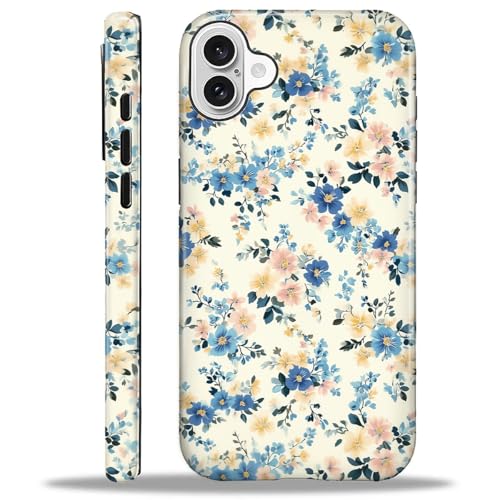 Coque iPhone 16 Plus antichoc protection chutes double couche motif fleurs