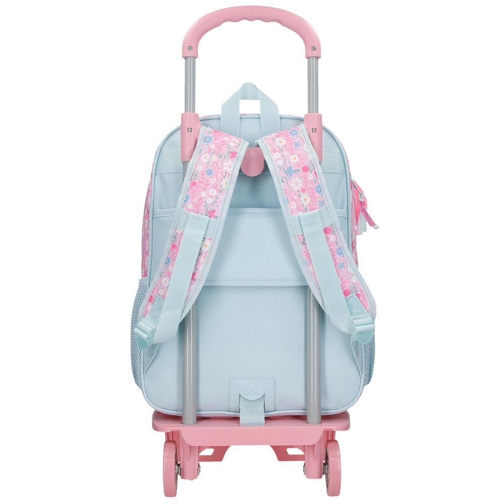 Joumma Disney Minnie Happy Zaino scuola con carrello blu 27 x 33 x 11 cm Poliestere 9,8 L, blu, Taglia unica, Zaino scuola con carrello