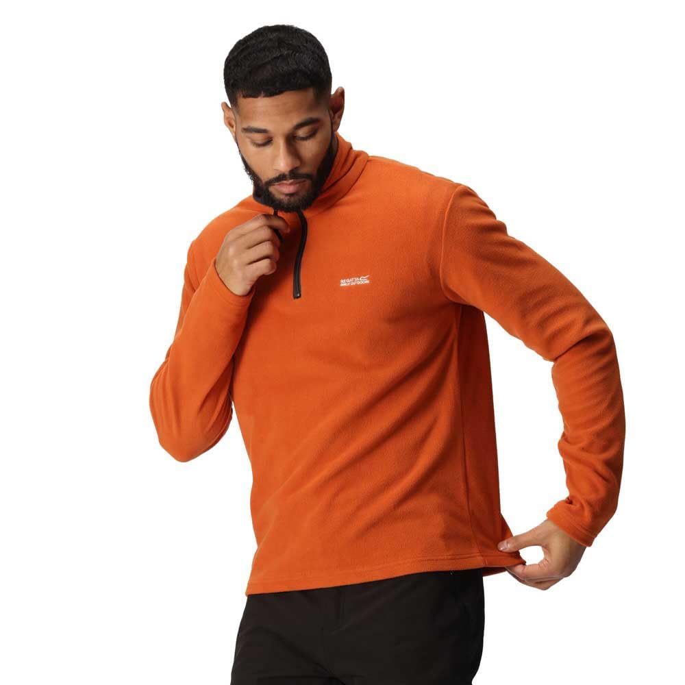 Regatta Thompson Homme Veste en Polaire col Montant 1/4 Zip Randonnée Chaud - Le Fer - XXL - 4