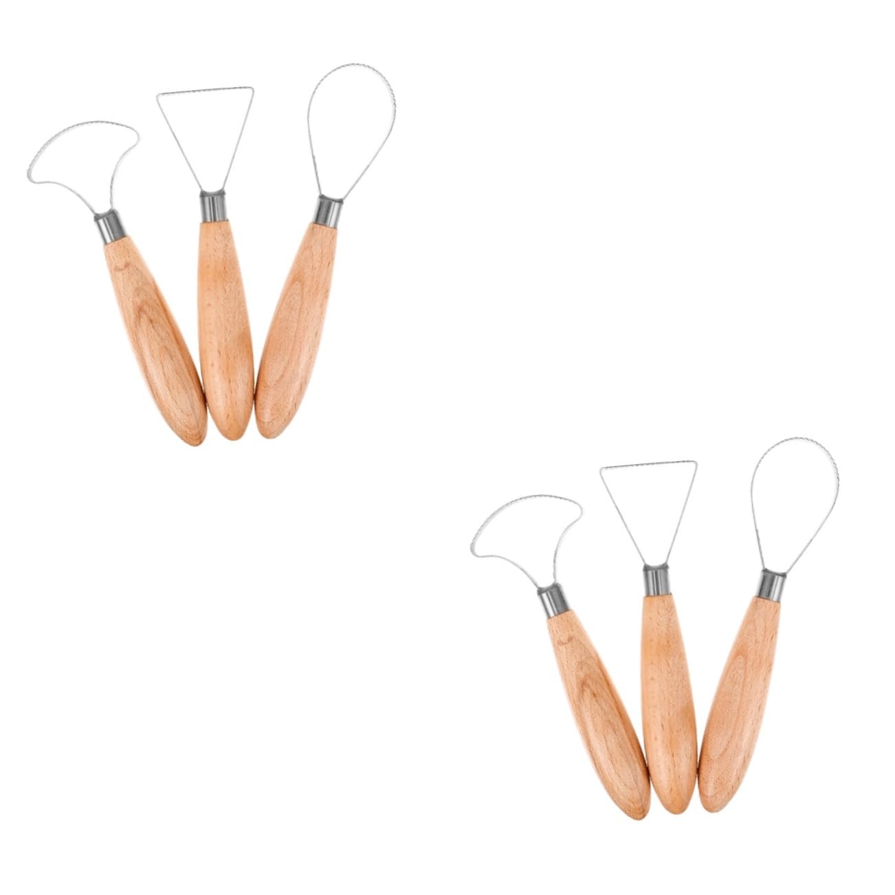 Operitacx 6 Piezas De Espátula De Cerámica Herramienta De Yeso Arcilla Polimérica Raspador De Textura De Arcilla DIY Herramienta De Escultura De Arcilla Kit De Herramientas Raspador