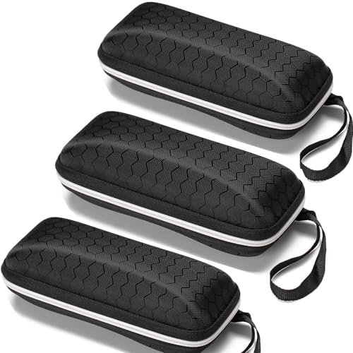 Set 3 Custodie Rigide Per Occhiali - Portatili Per Donna, Uomo E Bambini, Con Panno - Foto 9