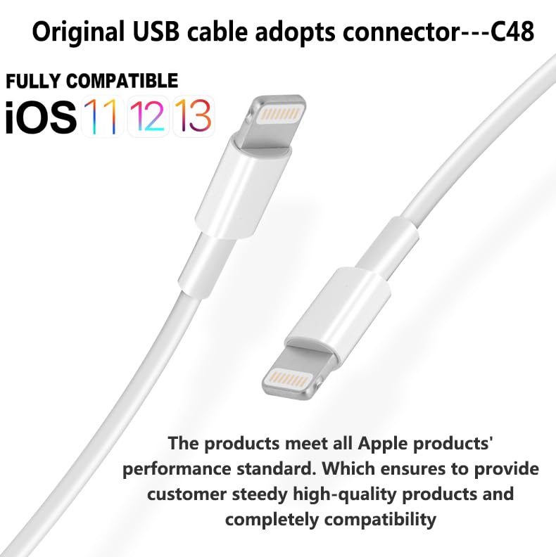 Amazon.com: 4Pack Original Apple MFi Certified Charger Lightning
