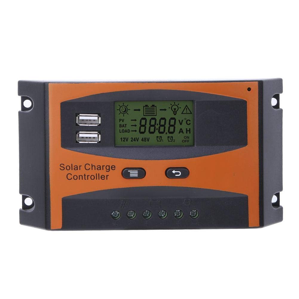 MPPT Solar Charge Controller, Solar Charge Controller 12/24V Solar Panel Controller Automatic Identification 12/24V Solar Panel Regulator 20A-image-47