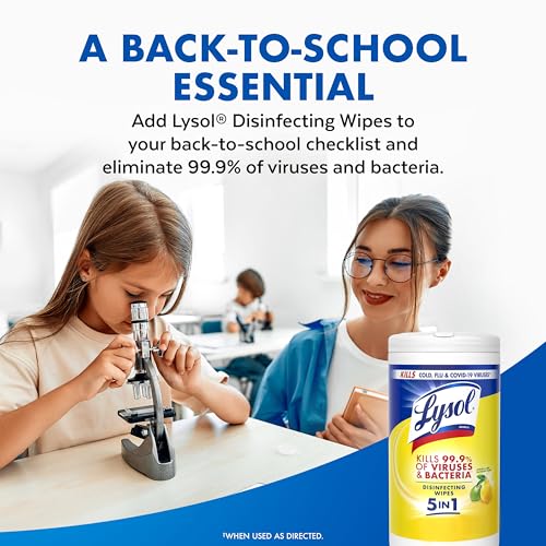Lysol Disinfecting Wipes, Multi-Surface Cleaner, Lemon, 80 ct. (4 Pack) - image 9