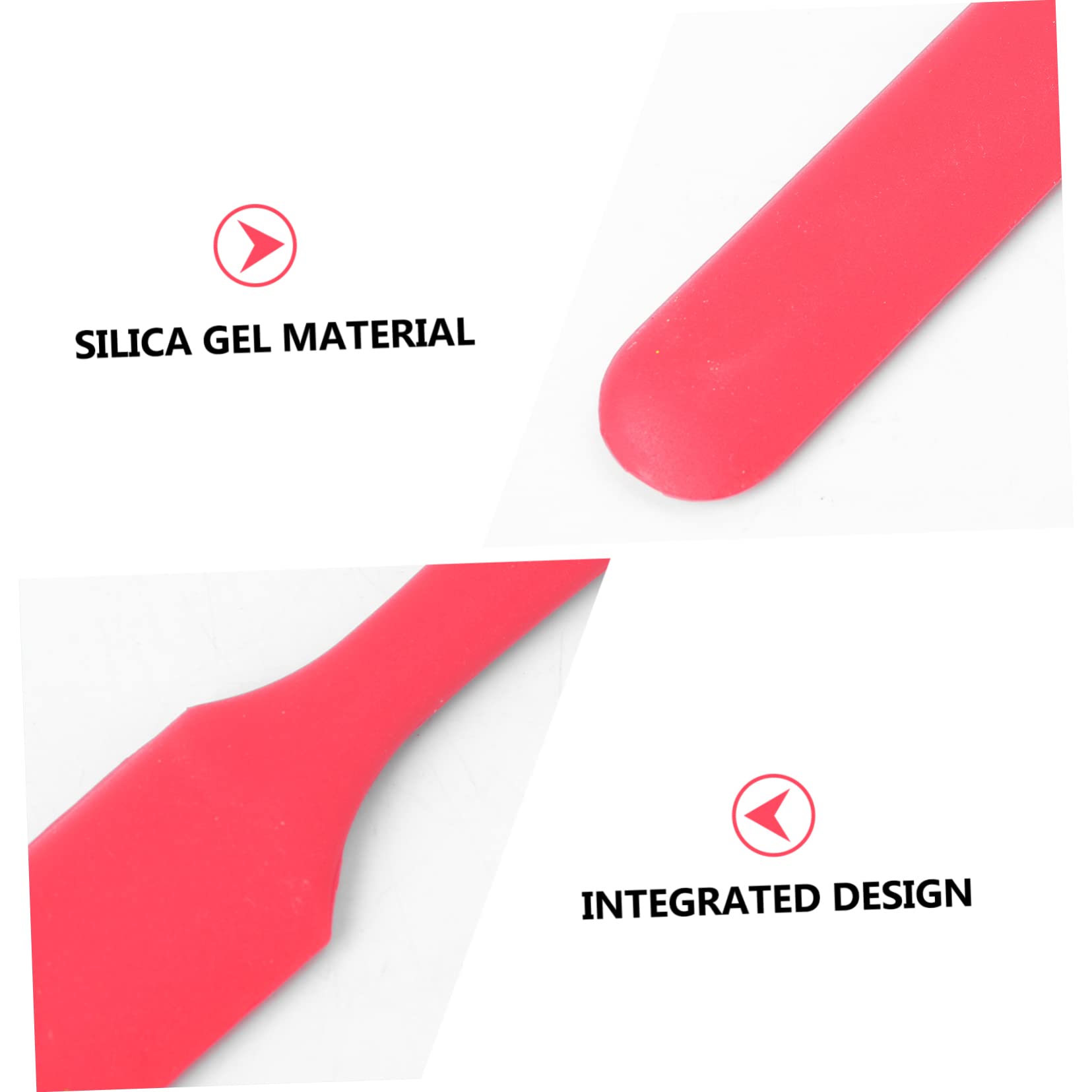 Espátula De Silicona De Mango Resistente Al Calor Para Mezclar Pasteles Raspador De Masa Para Hornear Herramienta De Repostería
