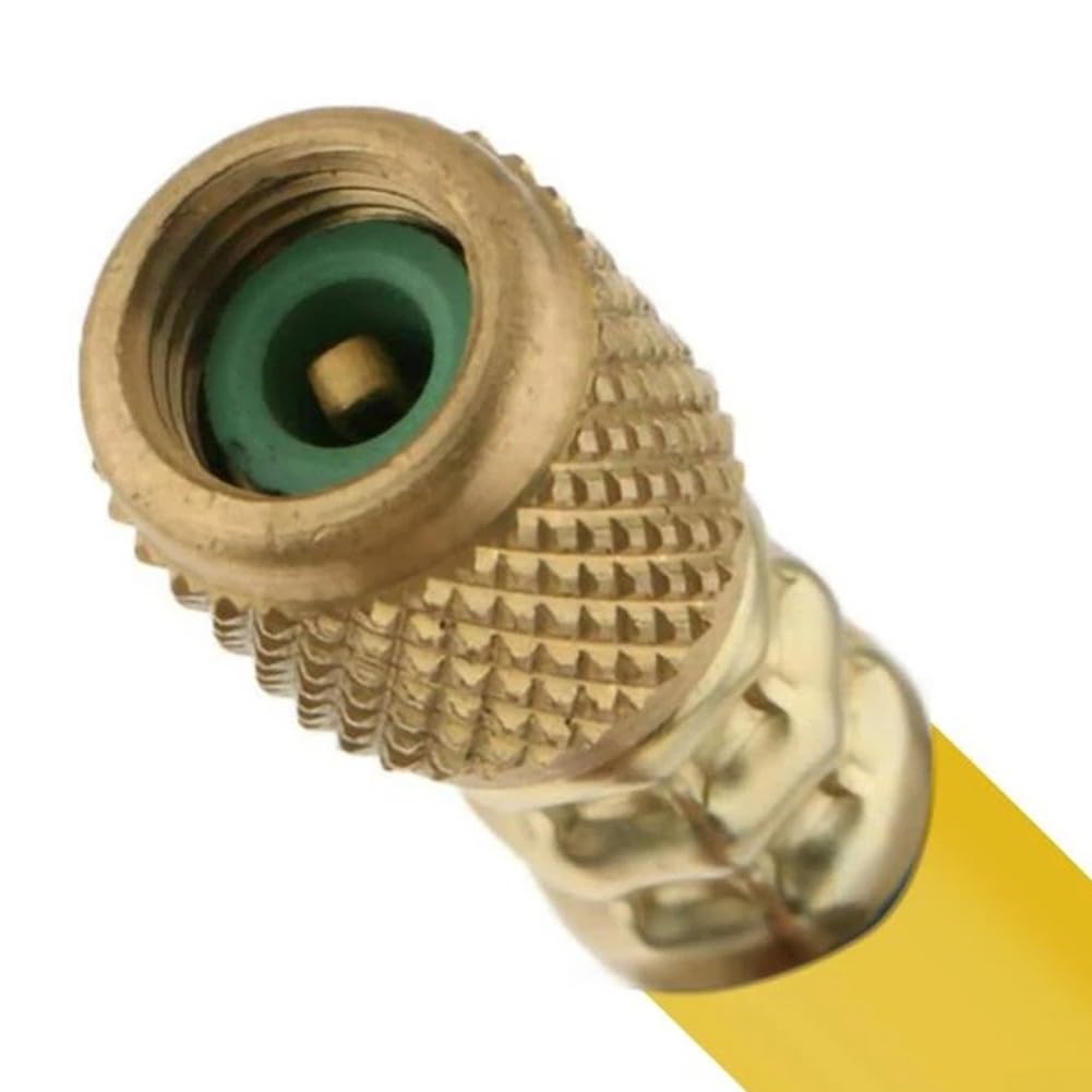 Tubo di misurazione del refrigerante, Tubo di carica R134A da 25 cm Tubo di carica del refrigerante Indicatore di tubo Kit di strumenti per fluoruro Ricambi auto per automobili Veicoli