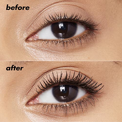 e.l.f. Big Mood Mega Volume & Lifting Mascara, Bold Volume & Instant Lift, Creates Long-Lasting Voluminous Lashes, Deep Brown, 1.1 Oz (10mL) - Image 4