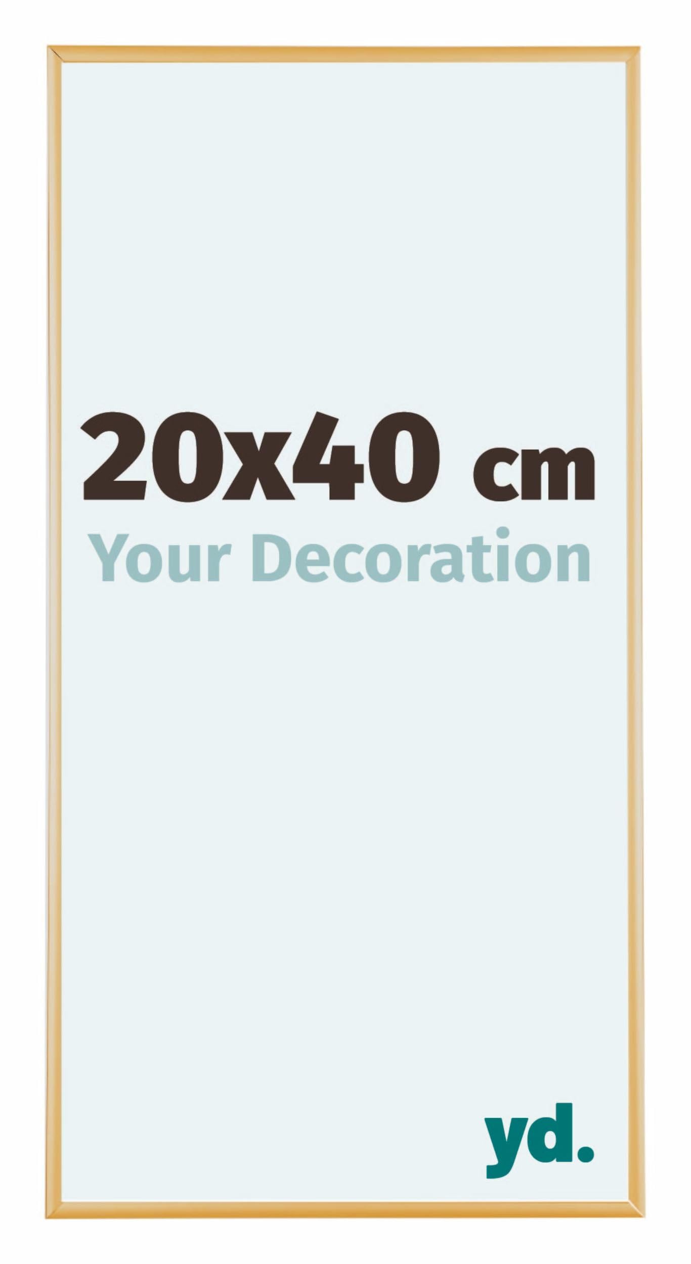 Your Decoration - Picture Frame 20x40 cm - Gold Vintage - Decorative Wall Frame in Aluminium with Antireflection - Frame 20x40 - Kent — image 1