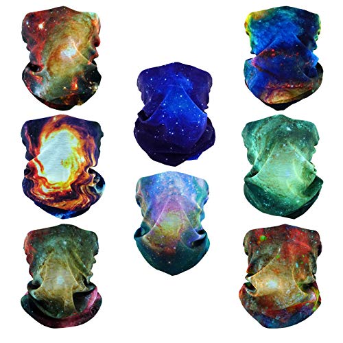 Image of Elastic Headwear Bandana Headband Half Face Mask Scarf Neck UV Sun Protection