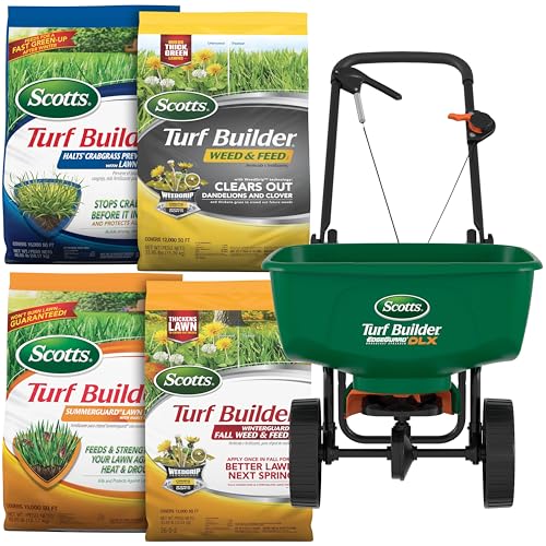 Scotts Turf Builder Bundle for Large, Northern Lawns and a Scotts...