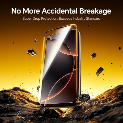 Image of KUZOOM Clear Tempered Glass Screen Protector for iPhone 15 & 16 - HD Transparency