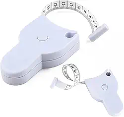 Trena Fita Métrica Corporal Medidor Corporal Com Botão Trava e Destrava Facilitador De Medida e Slot Para Marcação