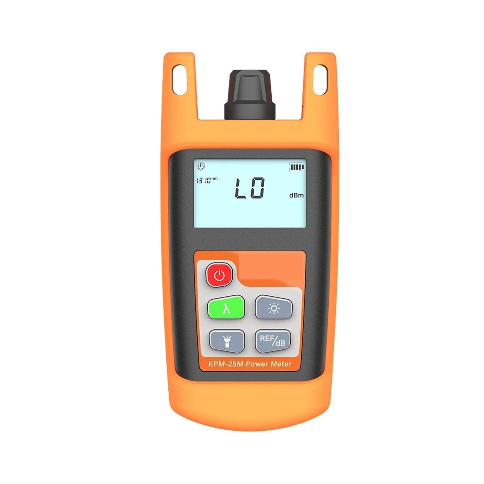 Fiber Tester, Fiber Optical Test Tool Fiber Optic Power Meter KPM-25M OPM Tester with SC Connector -70+6dB