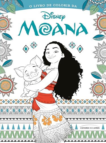 O livro de colorir da Moana