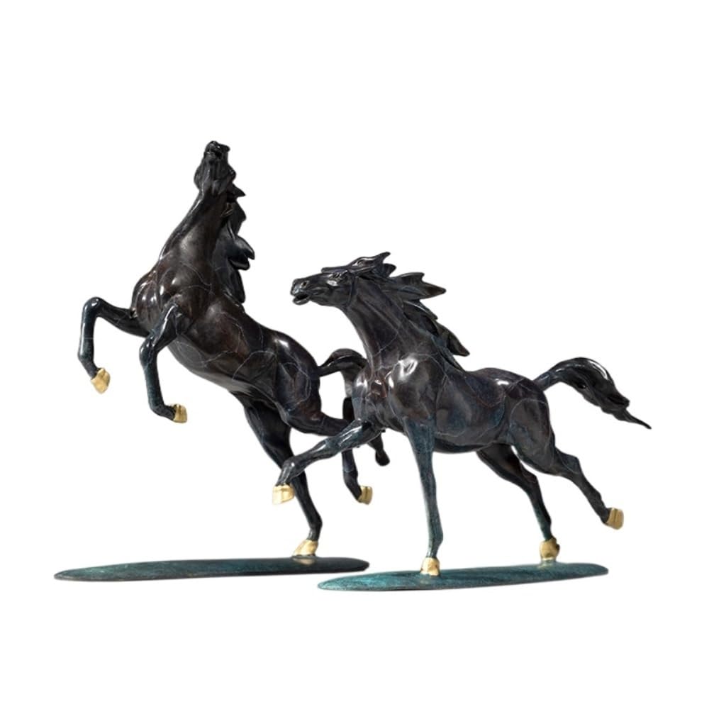 GLETSF Metal Decorations Creative Metal Copper Ornaments Brass Animal Ornaments Office And Home Feng Shui Crafts Home Decorations,