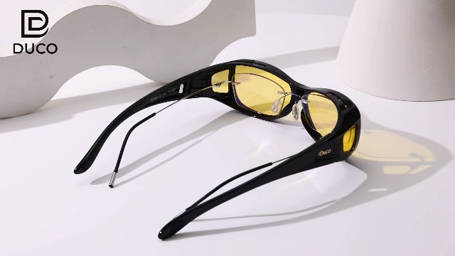 Watch DUCO Night Vision Glasses for Driving Fit Over Wrap Around ...