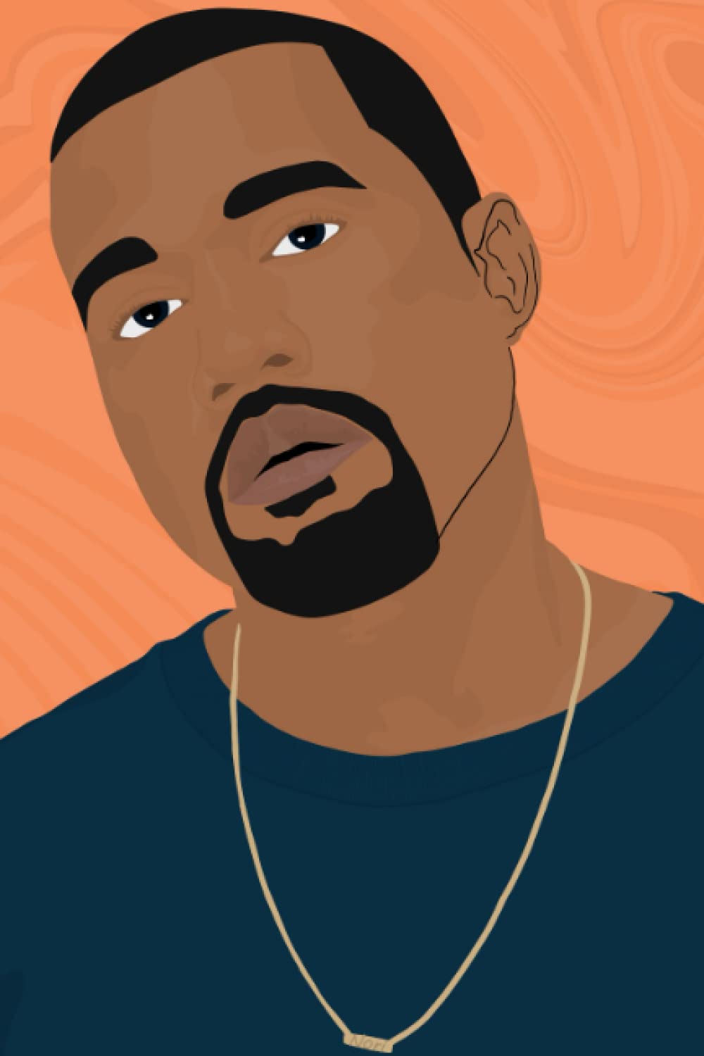 A5 Kanye West Lined Notebook