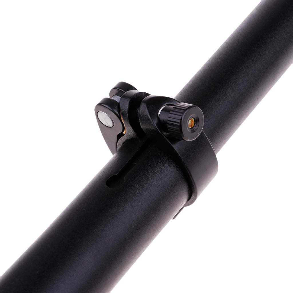 P Prettyia Manubrio Canotto Bicicletta Pieghevole A Sgancio Rapido Regolare Accessori Sportivo - Nero