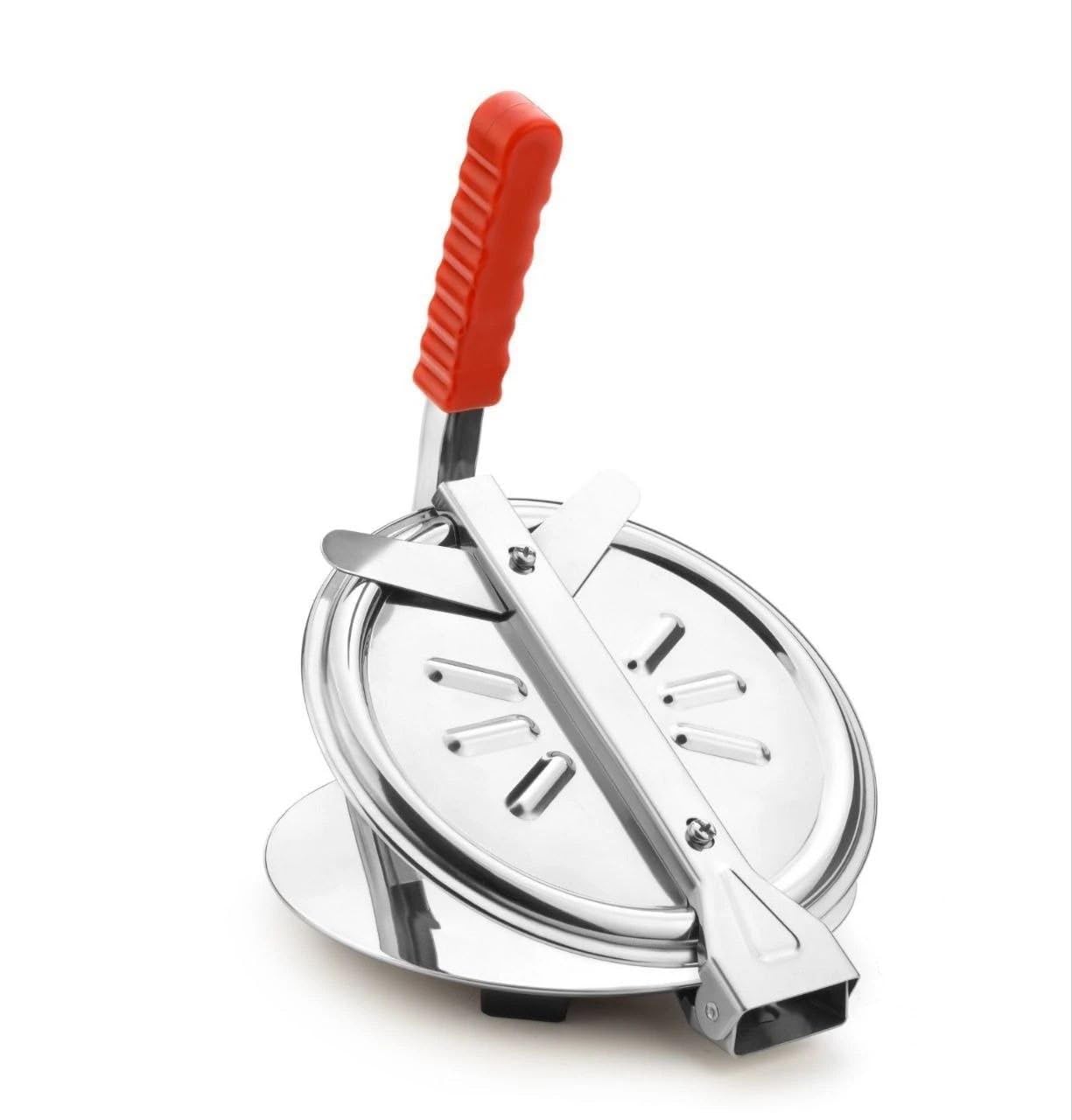 Stainless Steel Puri Press Machine | Heavy Duty Manual Roti, Chapati & Papad Press | Durable Dough Press Maker with Ergonomic Handle for Home Kitchen-image-49