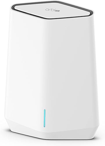 NETGEAR Orbi Pro WiFi 6 Tri-Band Mesh Add-on Satellite (SXS50) para negocios o hogar, cobertura de hasta 2500 pies cuadrados, 75 dispositivos,