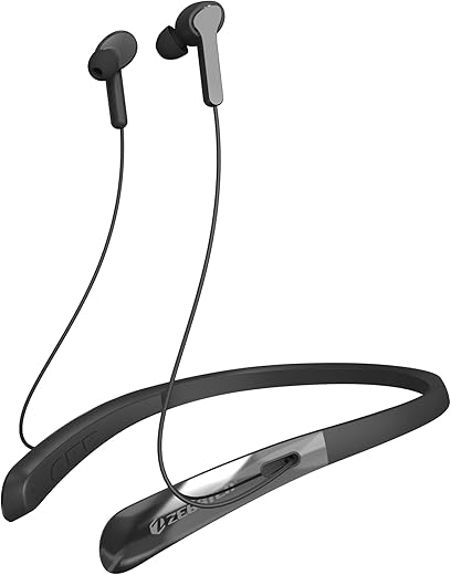 ZEBSTER Z -Style 600 Wireless BT earphone with Neckband with bulit in rechargeable comes with call function its an splash proof and with the…