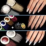 Teenitor Acrylic Nail Kit With Chrome Powder, Almond Tips, Art Brushes, Charms, 3D Gel, Tools, Stand - Beginner Set - Image 3