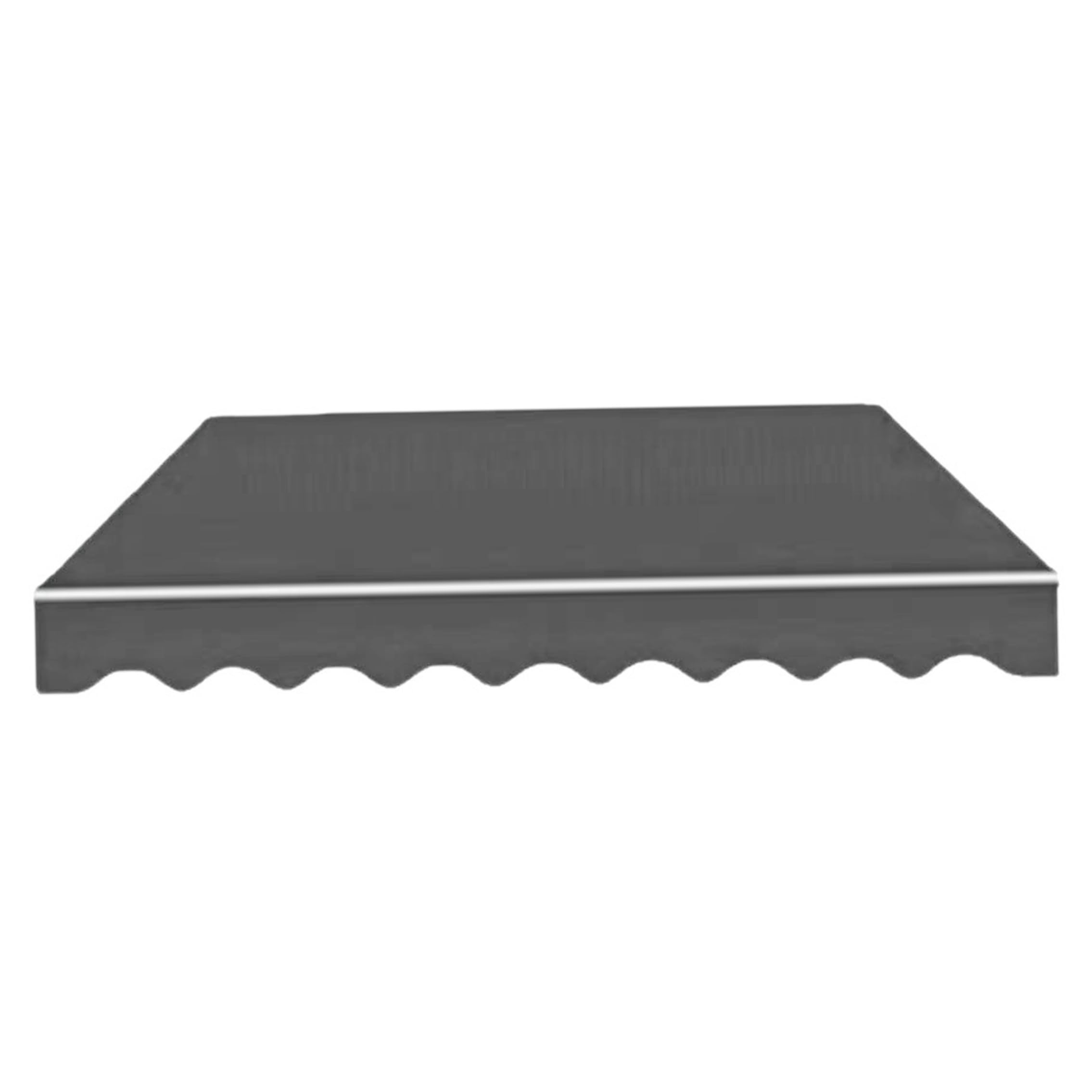 Toldo retráctil de terraza lona gris de repuesto para disfrutar de la sombra en el jardín