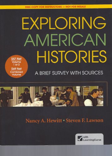 Exploring American Histories a Brief Survey wit... 1457622408 Book Cover