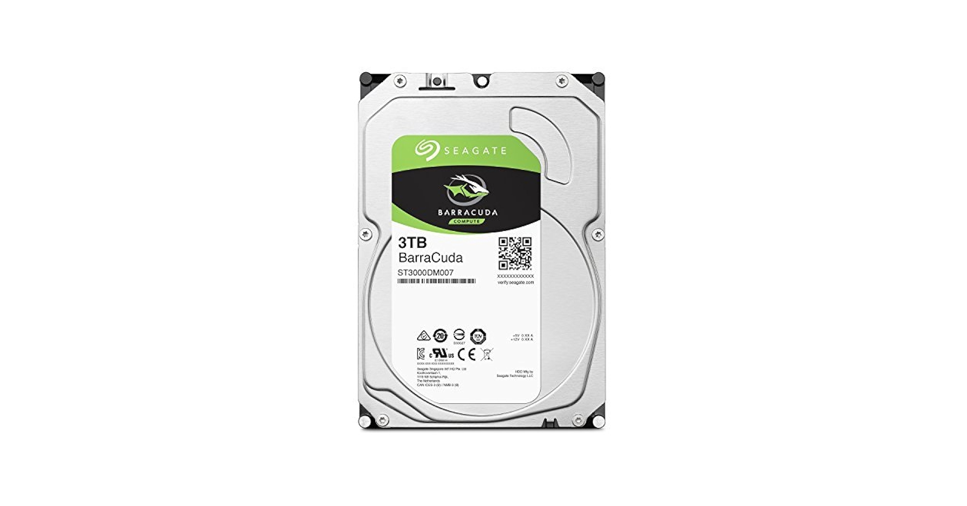 Amazon | Seagate BarraCuda 3.5インチ 3TB 内蔵ハードディスク
