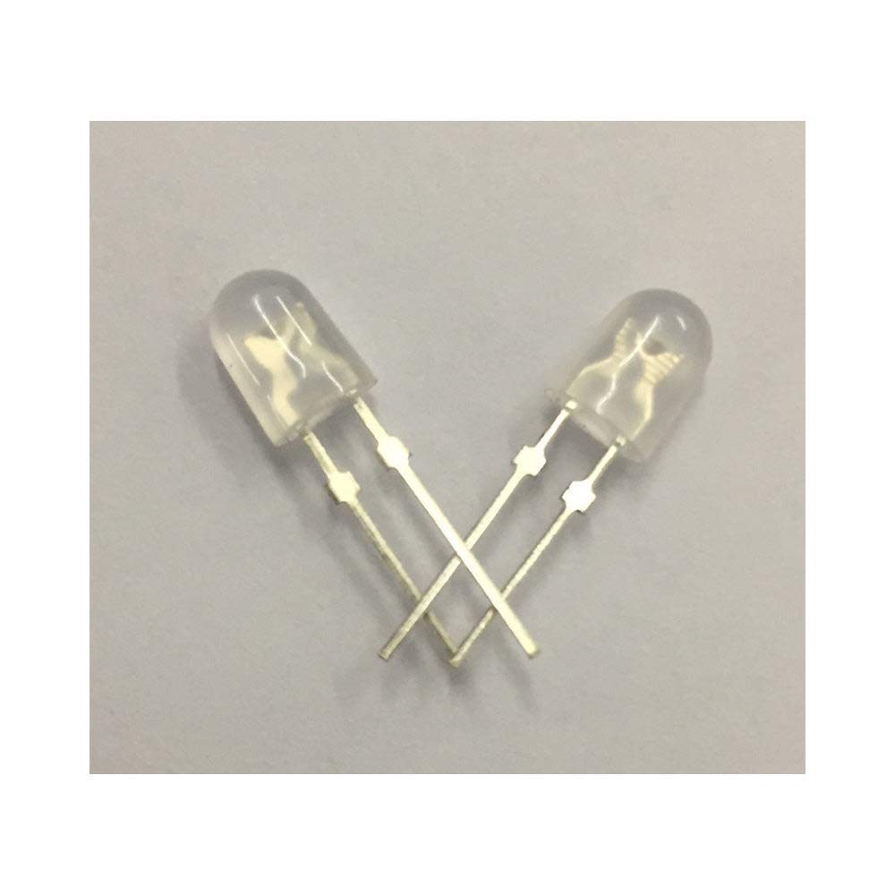 100pcs 546 LED Oval Diode White Light 5mm DIP Diffused Light Emitting Diode LED Lamp DIP Through Hole