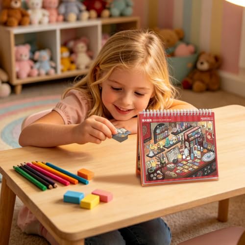 Libro de Escenas con Pegatinas estilo collage para decorar cuadernos y hogar 3