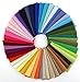 RayLineDo RayLineDo 50 Different Color Pieces Linen Cotton Fabric Solid Color Bundle Patchwork Squares Of 1010cm