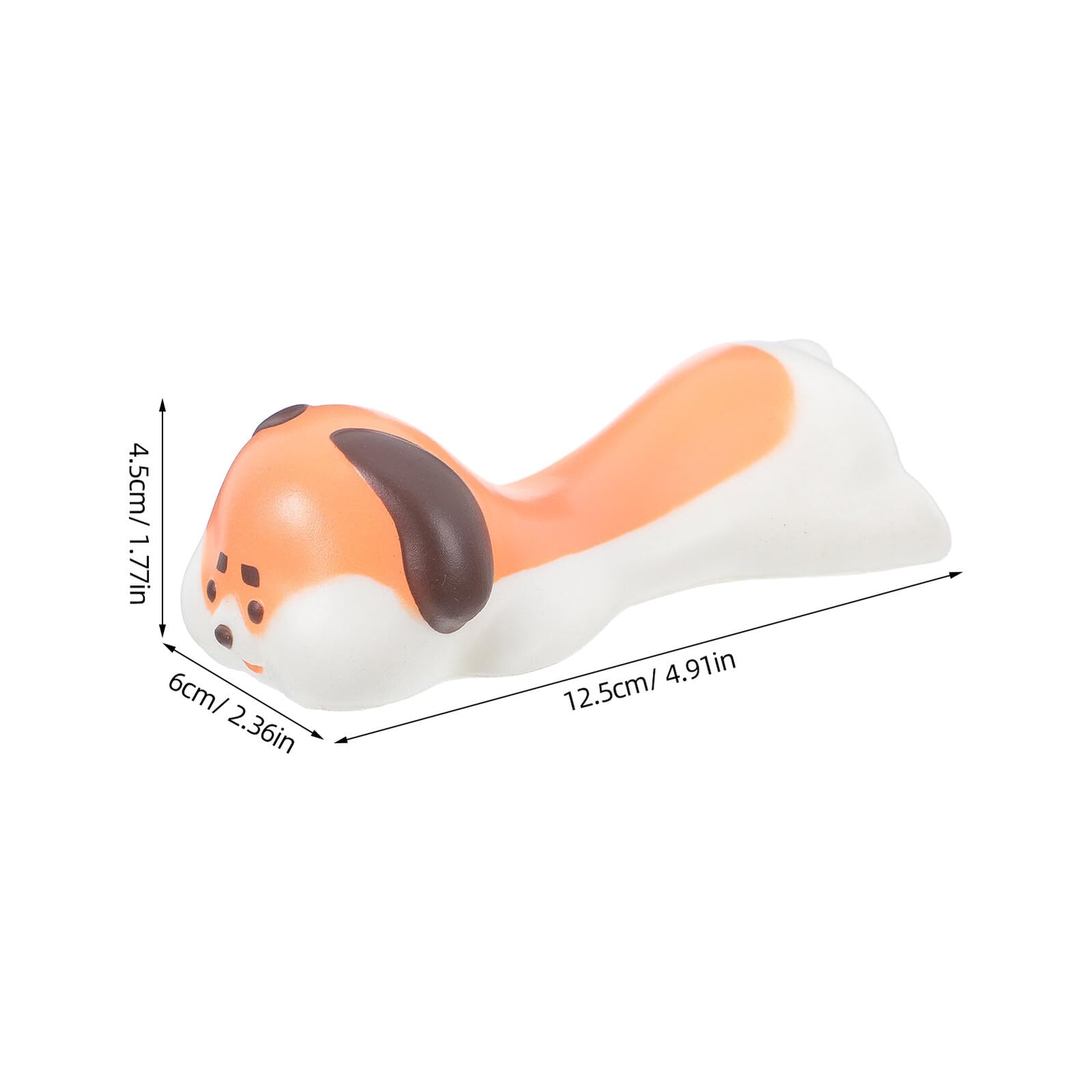 5 Pezzi Tappetino per Mouse a Forma di Cucciolo in Memory Foam Ergonomico con Poggiapolsi Antiscivolo, Supporto Comodo per Polso per Ufficio e Gaming, Accessorio Scrivania
