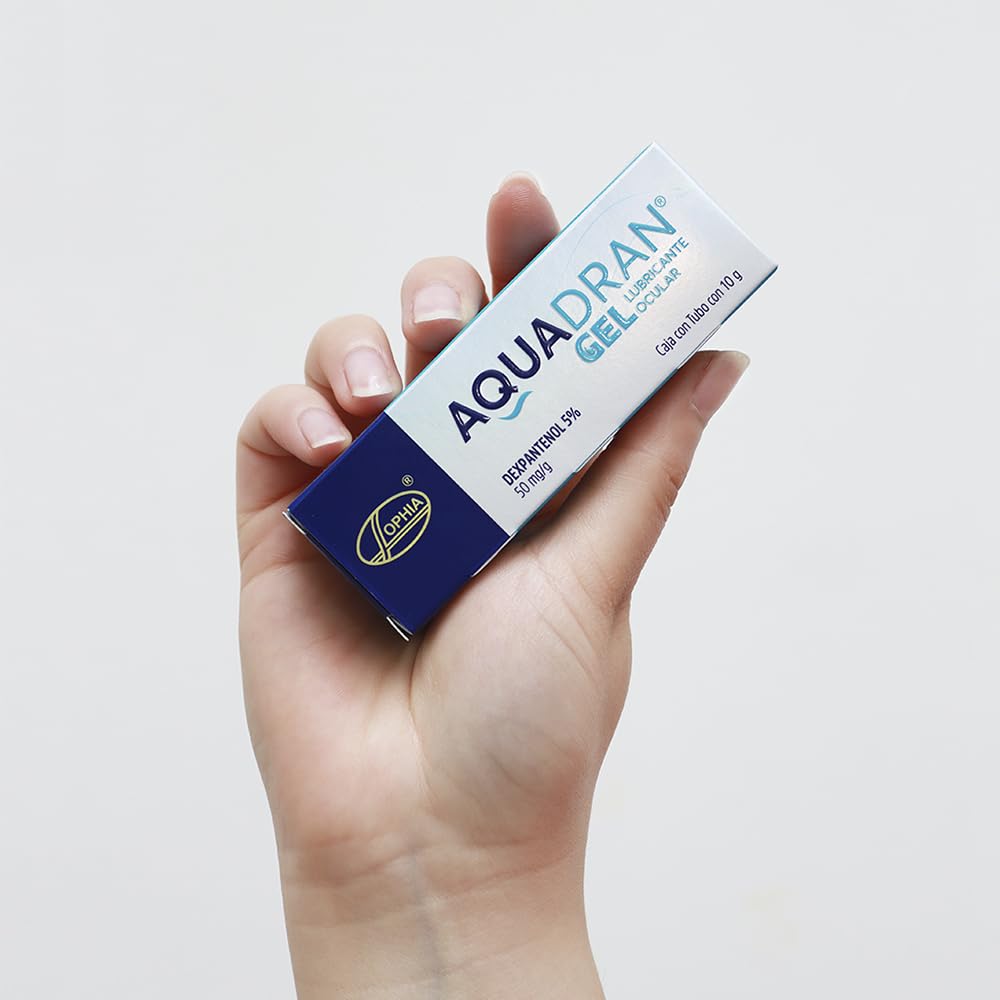 AQUADRAN Gel Lubricante Ocular con Dexpantenol 5%, Controla Humedad del Epitelio, Mejora Humectacin Ocular y Acelera Cicatrizacin, Hidratacin y Proteccin para Ojos Secos, Tubo 10 g : Amazon.com.mx: Belleza AQUADRAN Gel Lubricante Ocular con Dexpantenol 5%, Controla Humedad del Epitelio, Mejora Humectacin Ocular y Acelera Cicatrizacin, Hidratacin y Proteccin para Ojos Secos, Tubo 10 g : Amazon.com.mx: Belleza