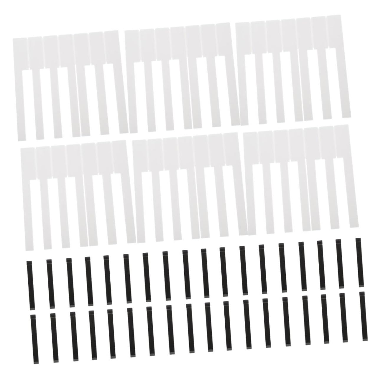 Toyvian 88pezzi Copritasti Per Pianoforte Sostitutivi Per Tasti Accessori e Forniture Per Riparazione Adatti Per Professionale e Personale