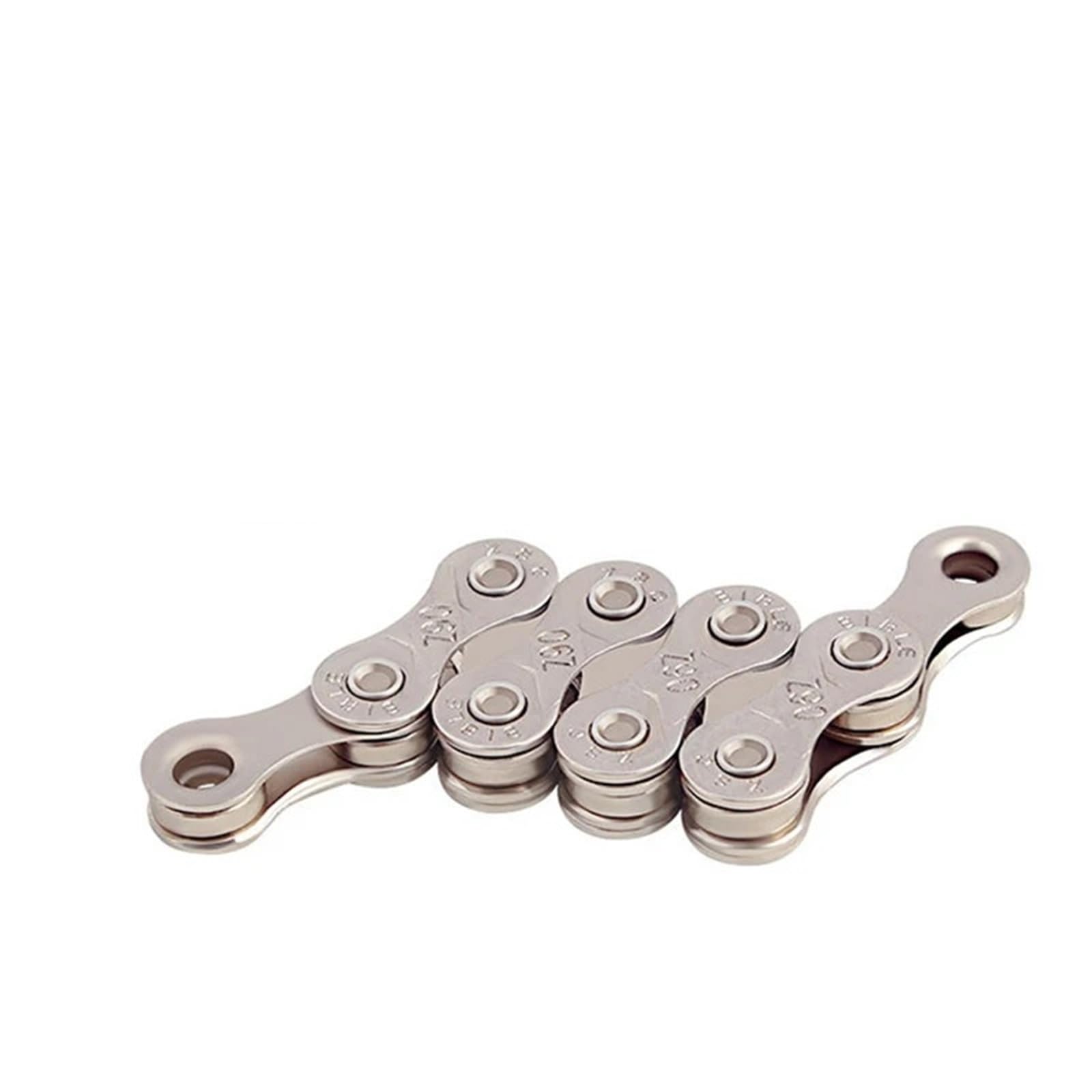 Compatibile con la catena generica for bici da 6-12 velocità | 116 maglie placcate in titanio for MTB da strada 6-12 velocità(11 speed)