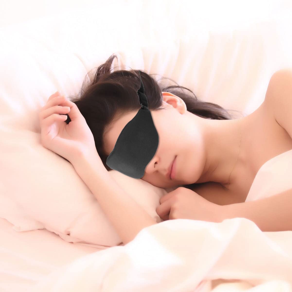 GLEAVI 3-teiliges Schlaf-augenschutzpaket 3d-langsames Stereoskopisches Blindpaket Verdunkelungs-schlafmaske Bequem Für Zuhause Büro Yoga Reisen Universelle Passform