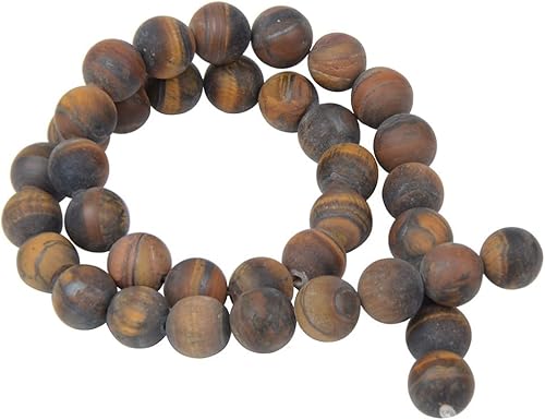 Miniatura 7 de Cuentas de piedra de jaspe picasso mate natural de 0.315in, cuentas redondas sueltas para hacer joyas, pulsera, piedra energética, poder curativo, 1