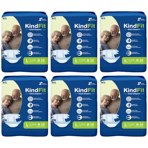 Image of Tape Diapers - Large 60 Pcs 16-Hr Leakproof Odour Lock