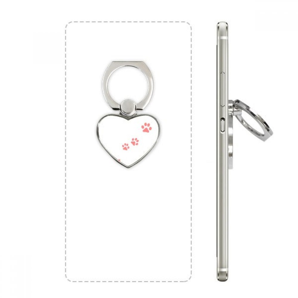 Bague téléphone chat rose support cœur DIYthinker, une idée cadeau originale - 4
