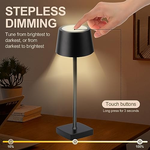 Lampada da Tavolo Senza Fili, 5200mAh Batteria