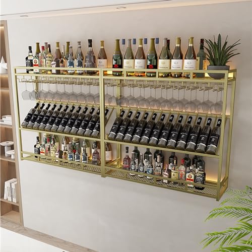 Support bouteille mural avec LED pour optimiser le rangement du bar - 5