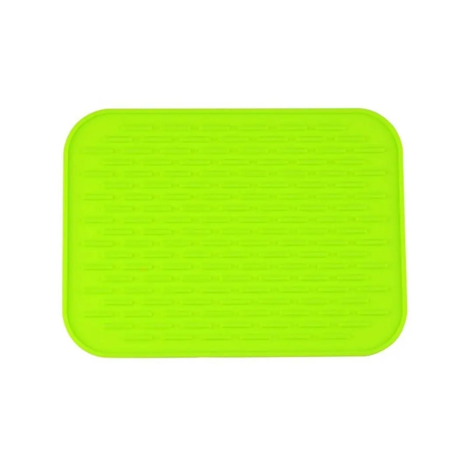 JZQKXMVNCLH Multifunction Silicone Heat Resistant Mat Non-slip Rectangle Table Placemat(Green)