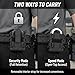 Woltechz Handcuff Holder with MOLLE Clip, Quick Release Handcuff Holster for Duty Belt or Vest, Police Tactical Gear Pouch Fits ASP, Hinged, Chain & Folding Rigid Handcuffs (1 Pockets Design)
