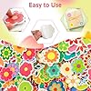 Ceiba Tree 400Pcs Flower Foam Stickers Self-Adhesive Spring Foam Stickers Colorful Flower Shaped Stickers for Mothers Day Scrapbooking Classroom DIY Crafts Spring Summer Party Favor Supplies #2