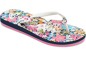 Roxy Girl's Pebbles VII Flip Flops: Supreme Comfort and Style for Active Kids