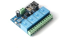 ESP8266 4 Channel 5V WiFi Relay Module for Smart Home Automation via Phone APP