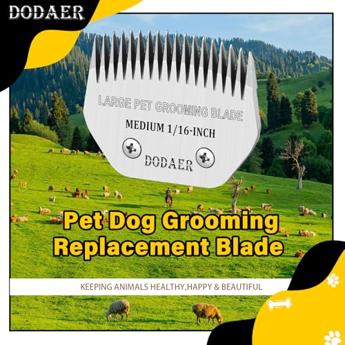 Image of Dog Grooming Blade,Compatible with Andis Medium Blending,Oster A5,Wahl KM10