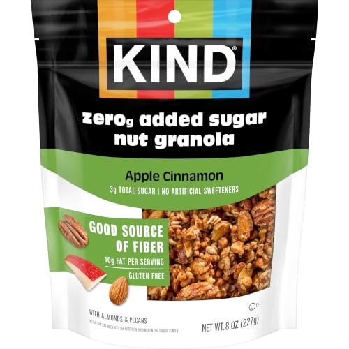 KIND Zero Added Sugar Granola, Apple Cinnamon...